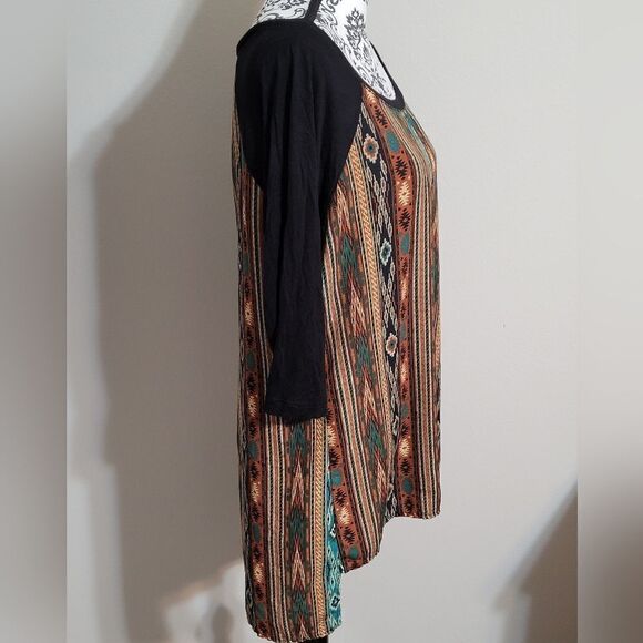 Brittany Black western style top - Picture 2 of 5